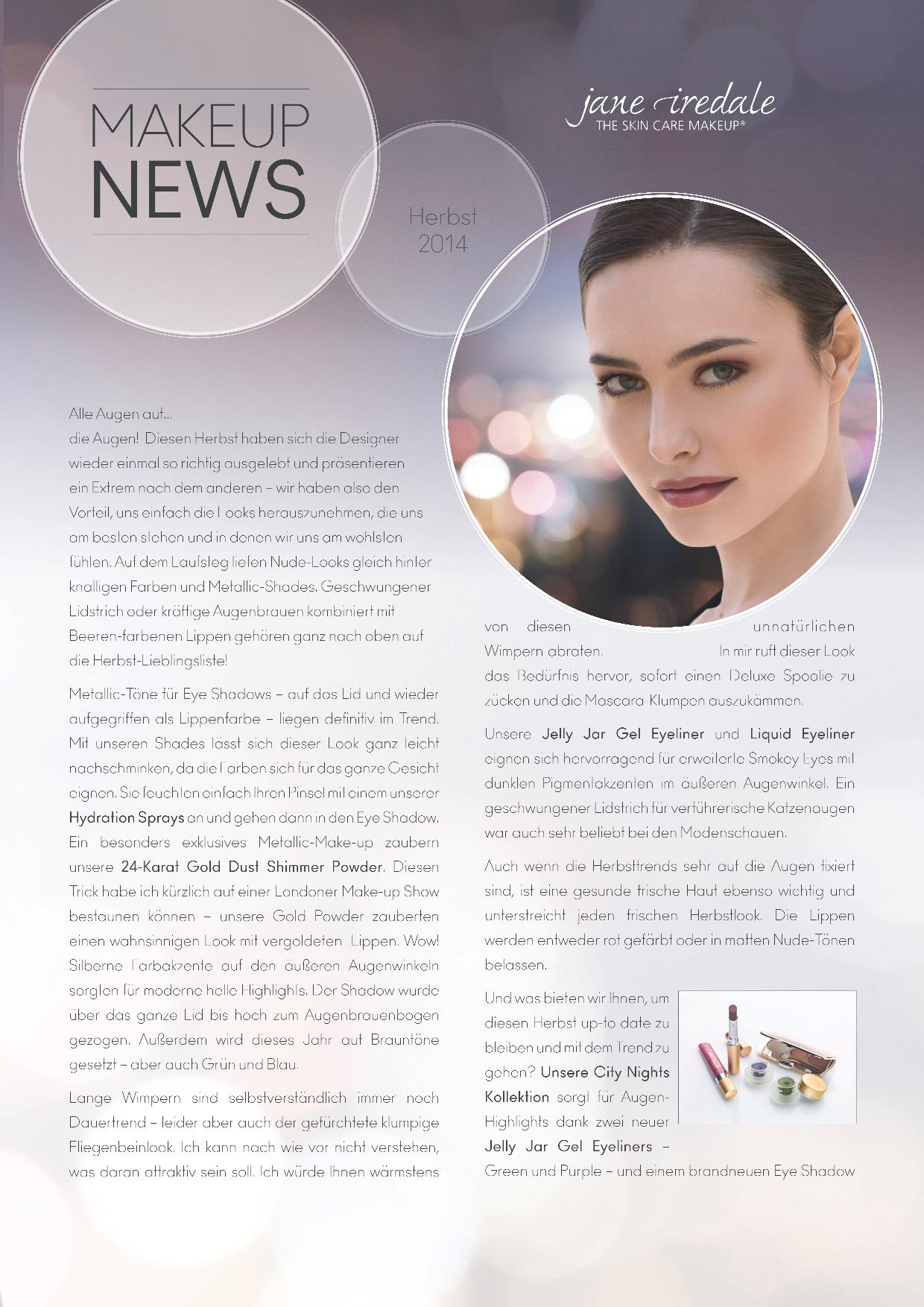 JI Make up News Herbst 2014